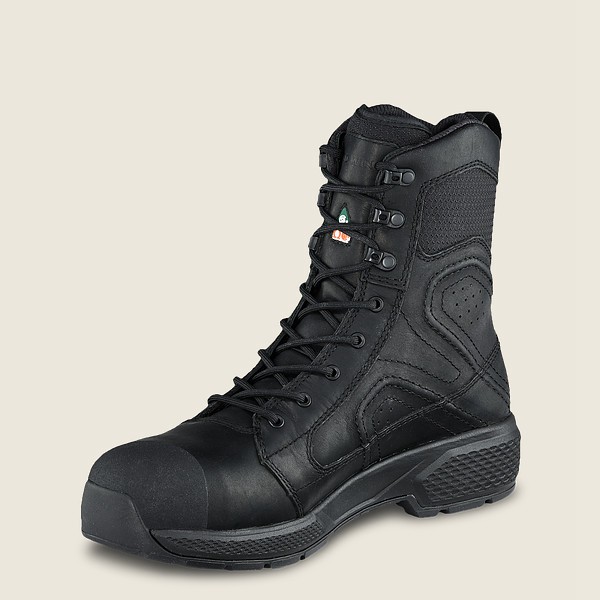 Bottes de Sécurité Red Wing - Exos Lite - 8-Inch Waterproof Csa Toe - Noir - Homme 853ETQVNG